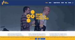 Desktop Screenshot of markpollocktrust.org