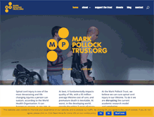 Tablet Screenshot of markpollocktrust.org